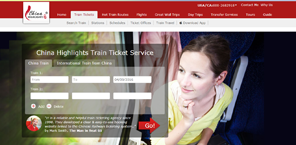 china highlights train ticket servcice